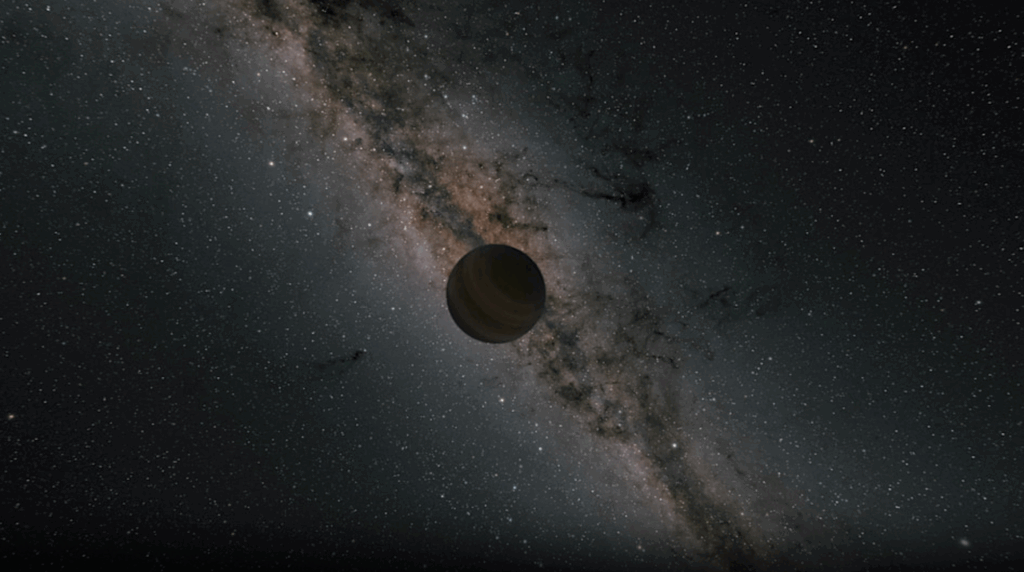 A Free-floating-Planet Microlensing Event Caused By A Saturn-mass Object