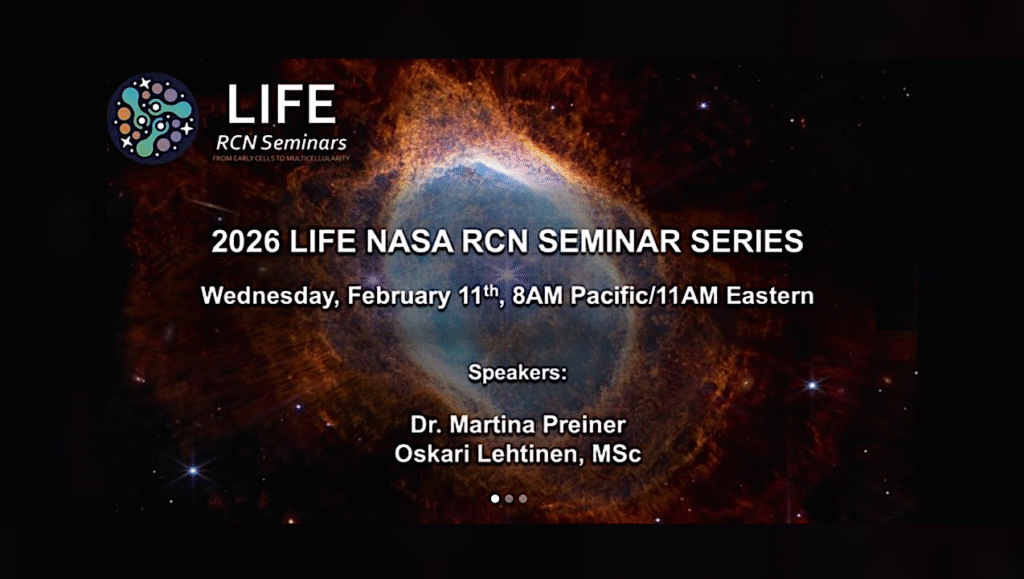 LIFE NASA RCN Seminar 11 February 2026