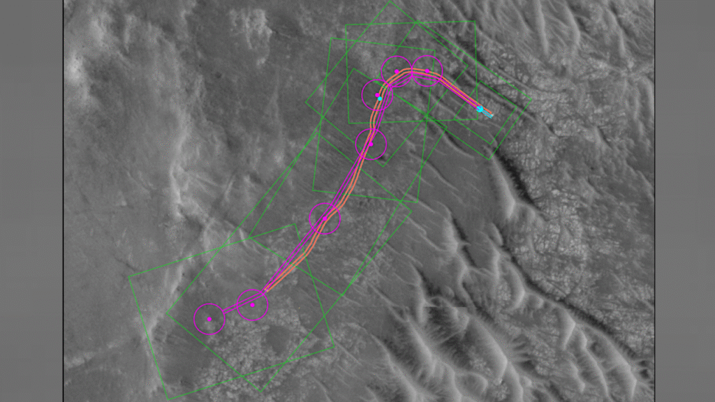 Perseverance Rover Completes First AI-Planned Drive on Mars