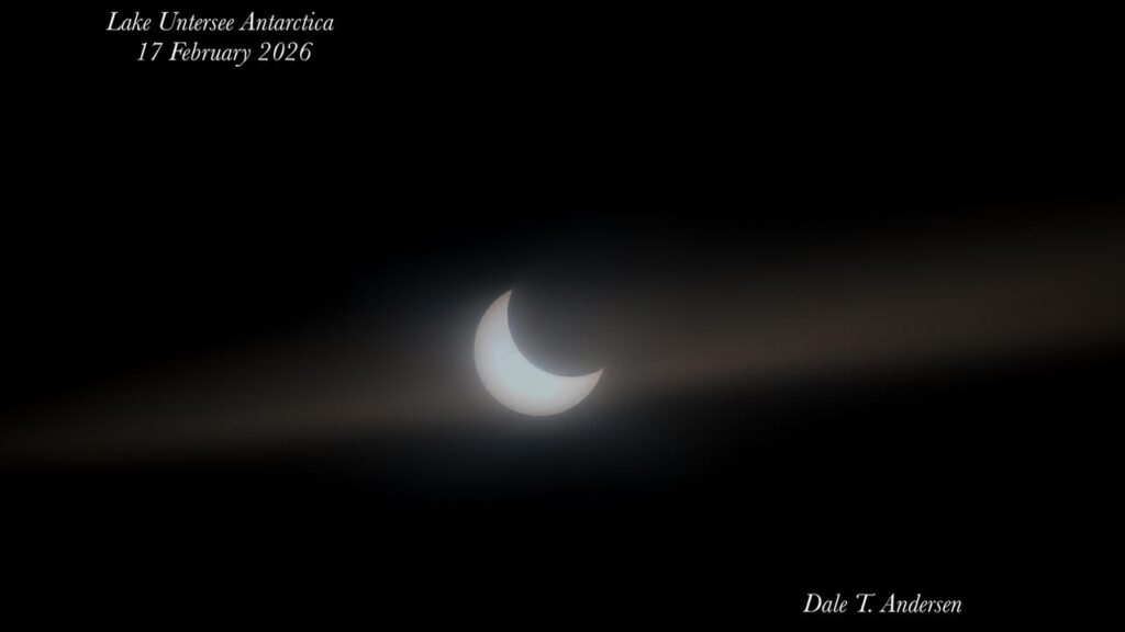 Dale Andersen’s Astrobiology Antarctic Status Report: 18 February 2026: Eclipse Watching And Base Camp Packing