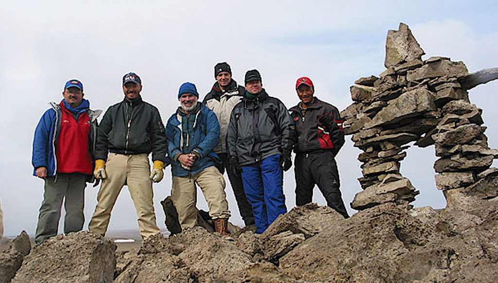 The Anderson Pass Inukshuk Memorial was named after astronaut Michael Anderson.