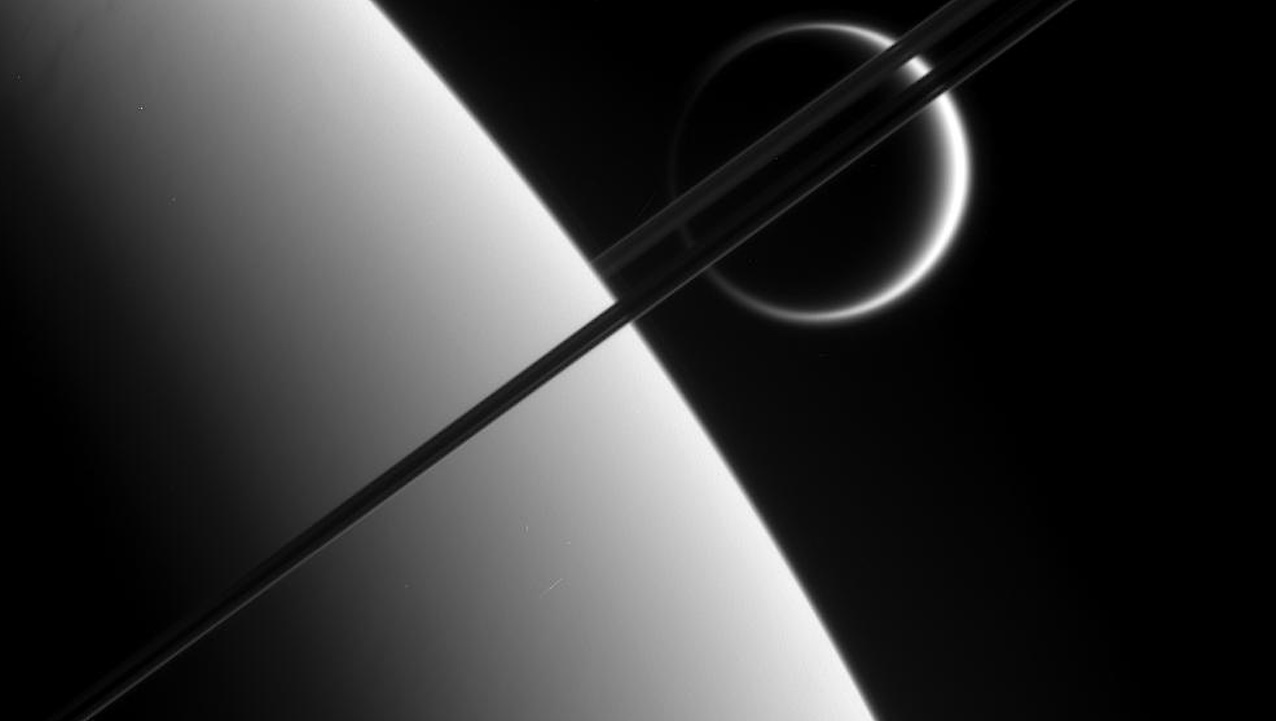 Saturn’s Moon Titan Could Have Formed in a Merger of Two Old Moons