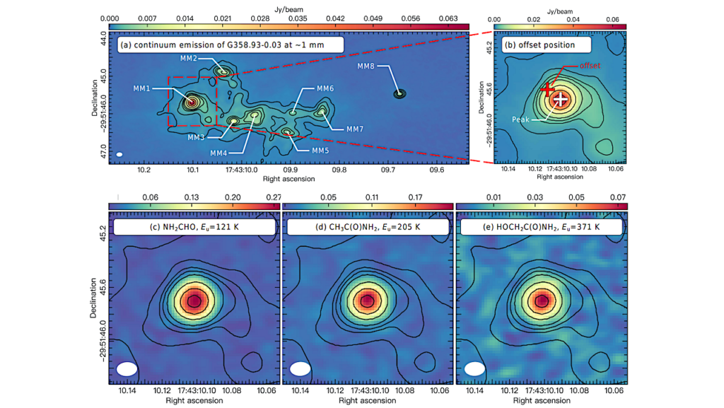 First Detection of the Glycine Isomer Glycolamide in Hot Molecular Core