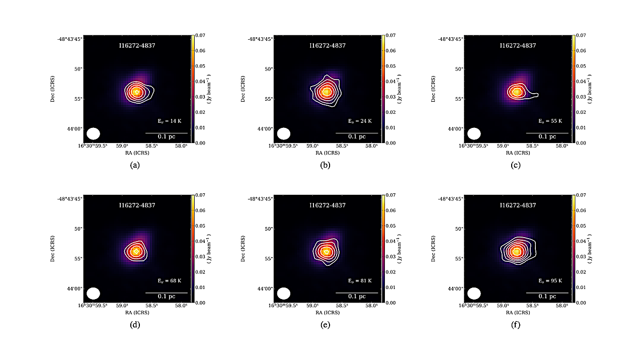 LMA Observations Of Acetone In Hot Cores