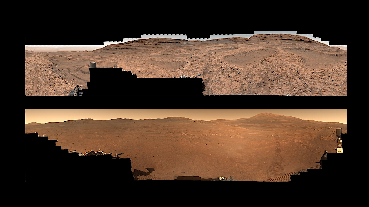 NASA’s Perseverance, Curiosity Panoramas Capture Two Sides of Mars