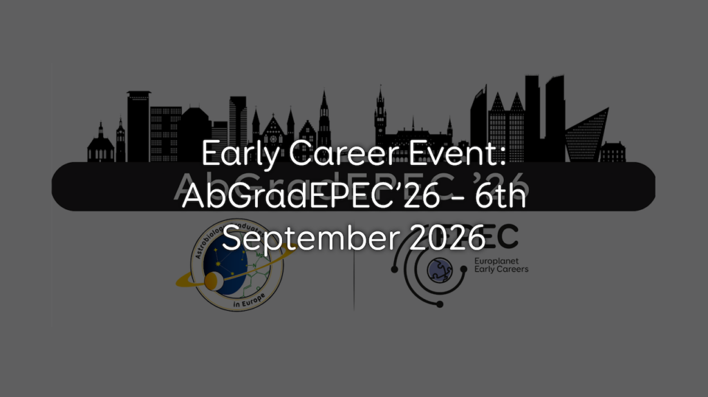 AbGradEPEC 2026 Early Career Event
