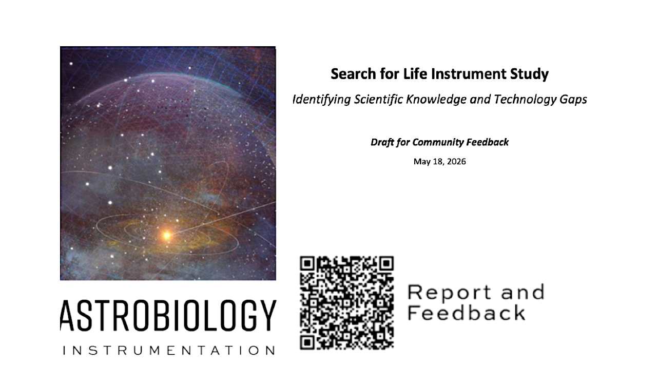 NASA Astrobiology Report: PESTO Search for Life Instrumentation Study For Solar System Life Detection