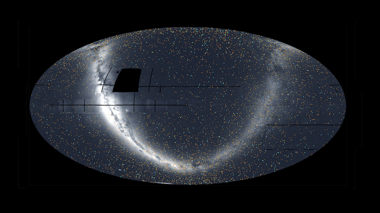 TESS Planet Hunter Reveals A Map Of The Dazzling Night Sky