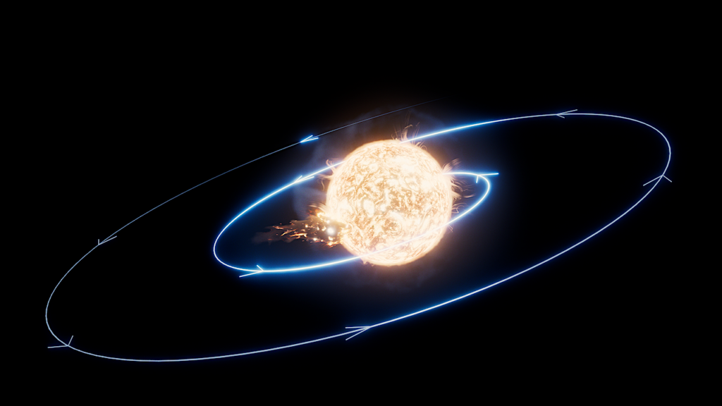 A Sunlike Star Ate A Planet