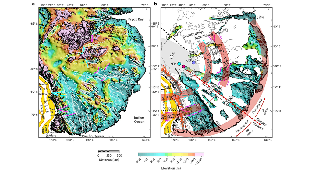 Ice Planet Recon: Giant Fan-shaped Geological Structure Discovered Beneath East Antarctica