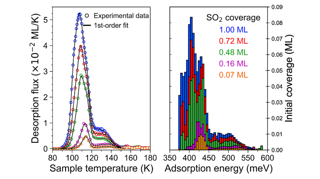 Temperature-programmed Desorption Of SO2 From Water Ice Surfaces: Adsorption Energy Distributions